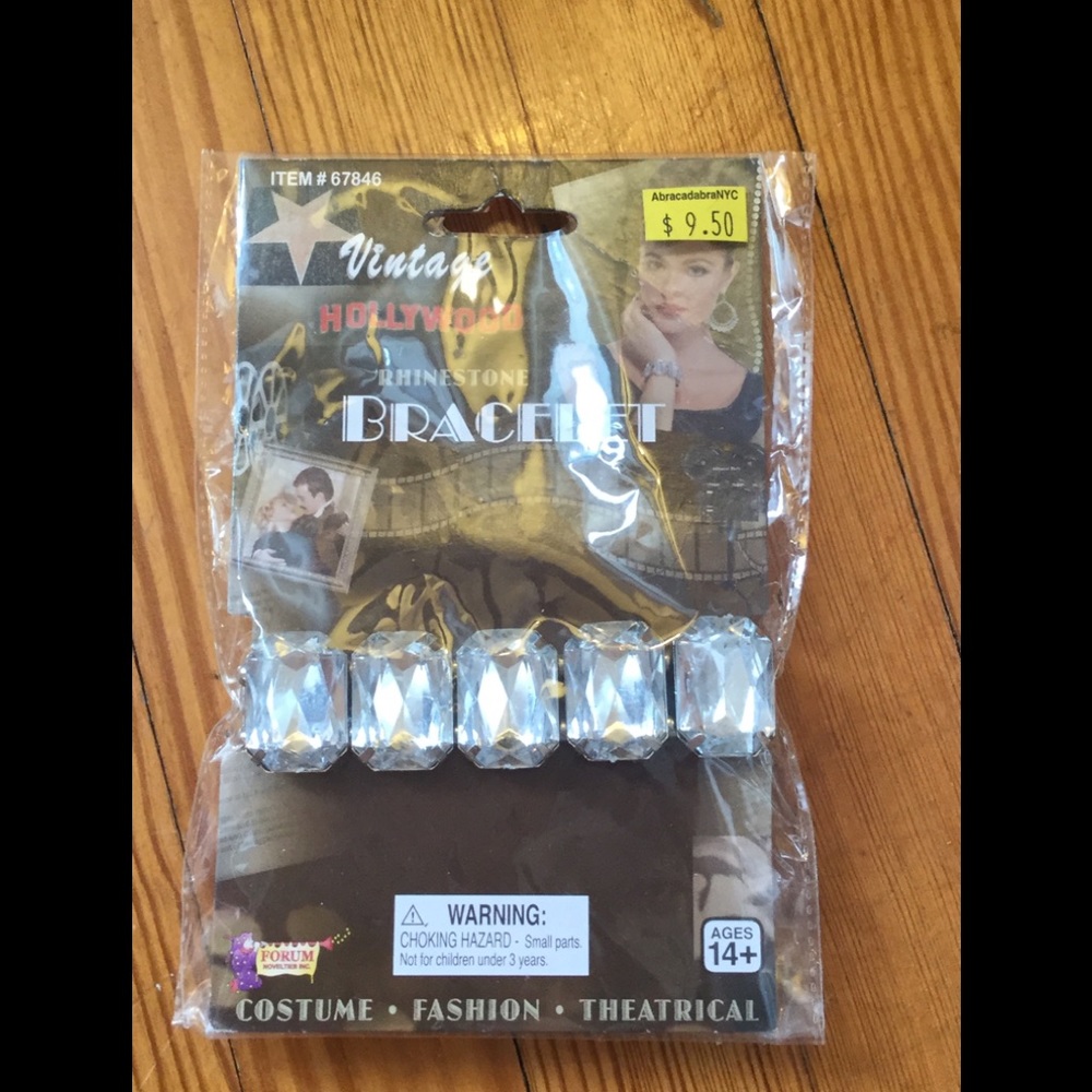 Costume faux diamond bracelet. Gatsby Halloween